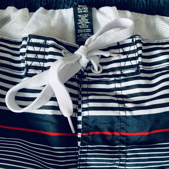 OP Striped Swim Trunks w/Pockets XL 40-42 - Picture 5 of 8